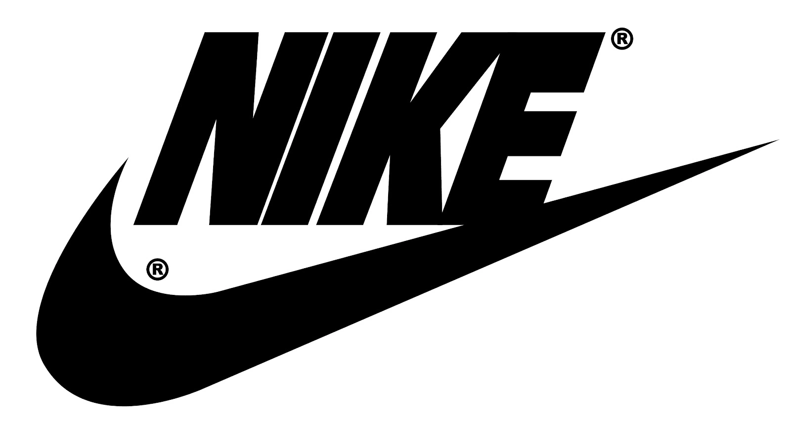 Nike used a single color and simple design in its business logo.