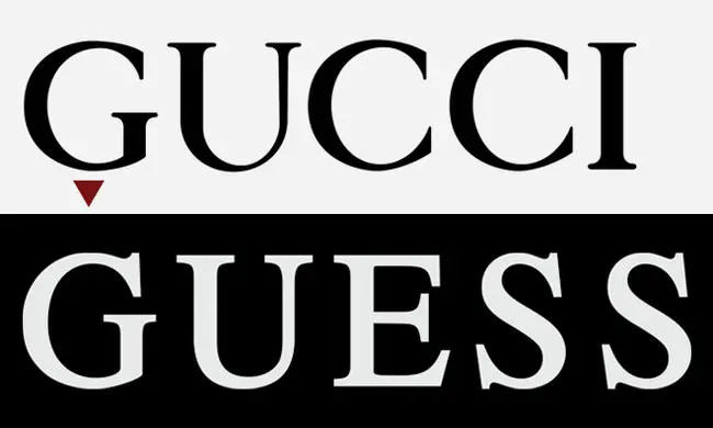Gucci and Guess ended up in an ugly court battle over business logos.