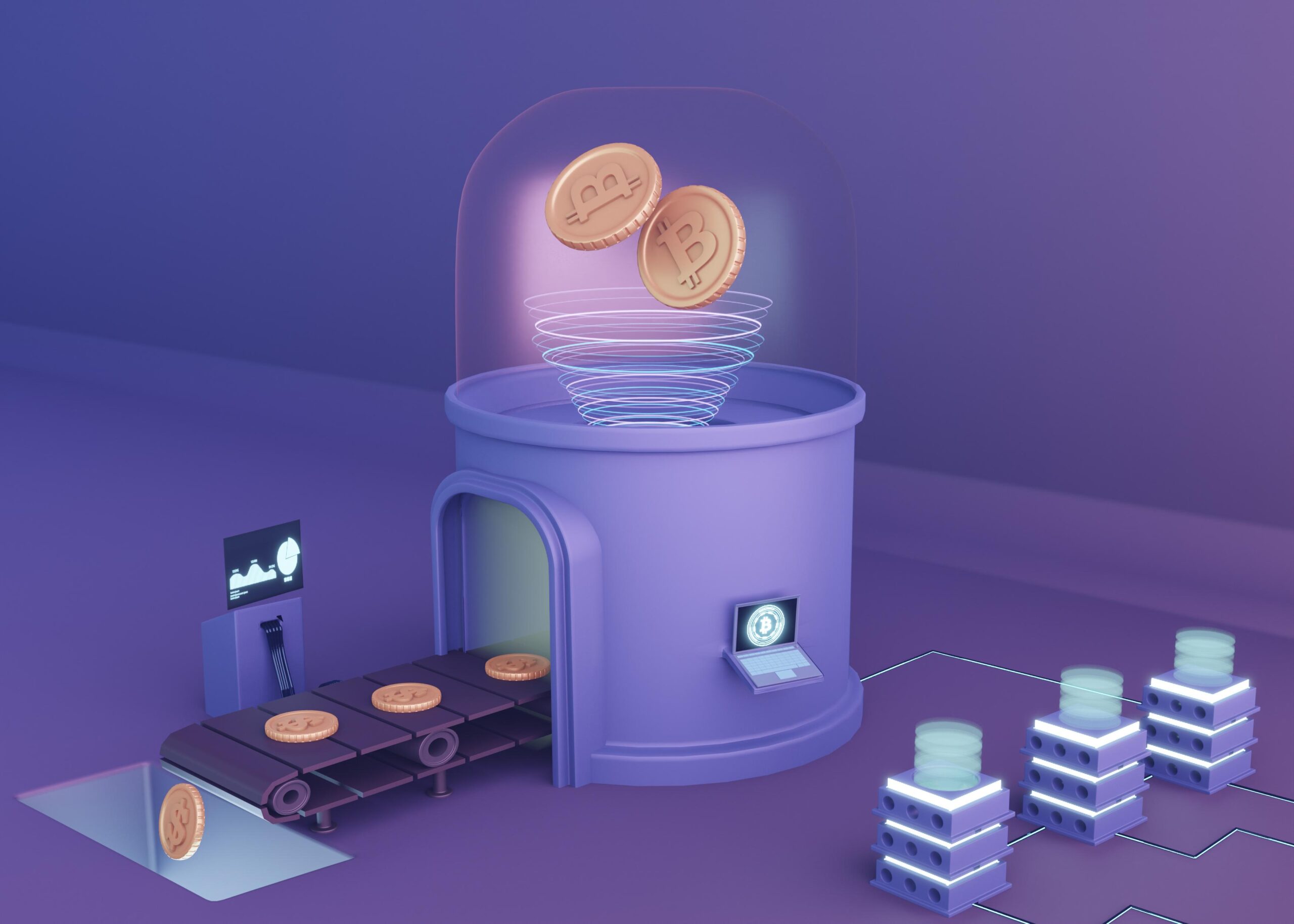 Minting-bitcoins-with-the help-of-blockchain-instruments